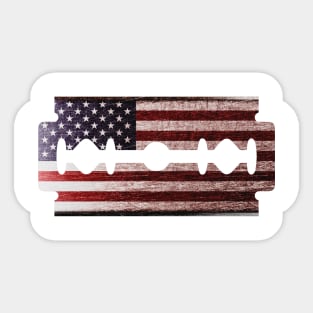 American Razor Sticker